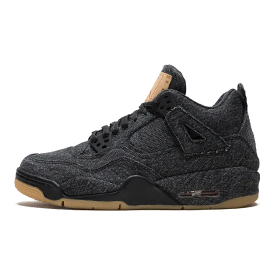 Jordan 4 Retro Levi's Black GS Levi's Tag