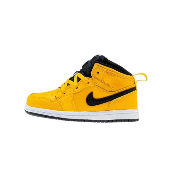 Jordan 1 Mid University Gold Black TD