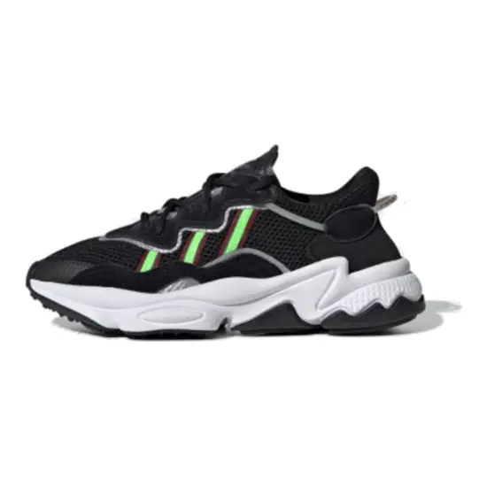 Adidas Ozweego Core Black Solar Green Youth