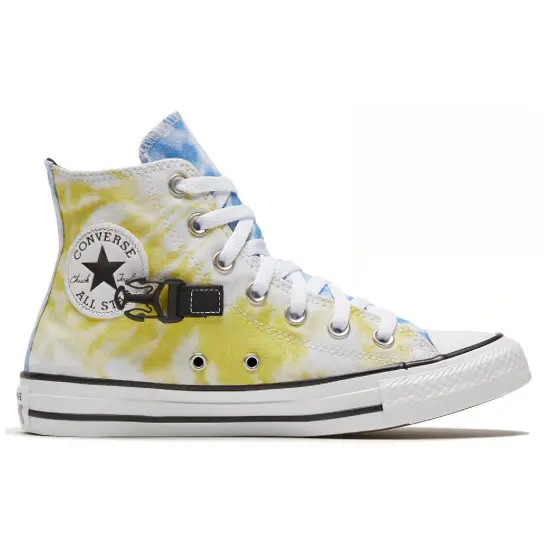 Converse Chuck Taylor All Star Women's Buckle Up High 'Rainbow Tie-Dye'