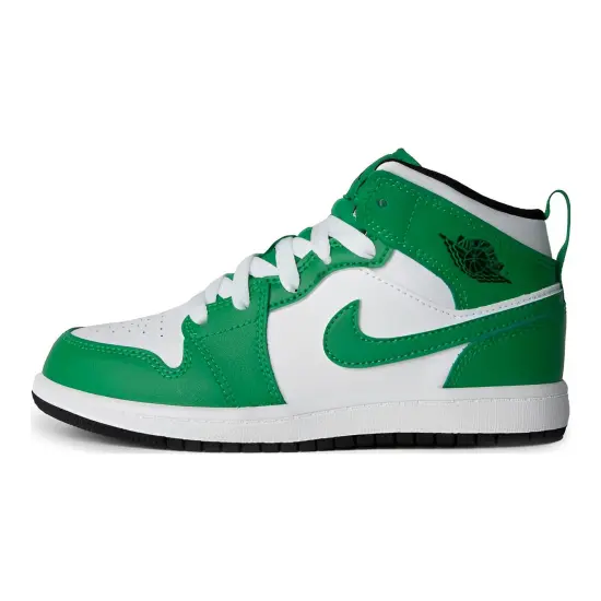 Jordan Kids Air Jordan 1 Mid "Lucky Green" Sneakers