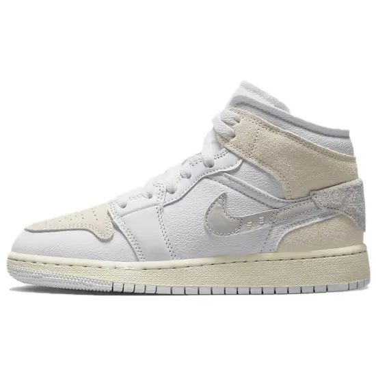 Jordan 1 Mid SE Craft Inside Out Tech Grey GS