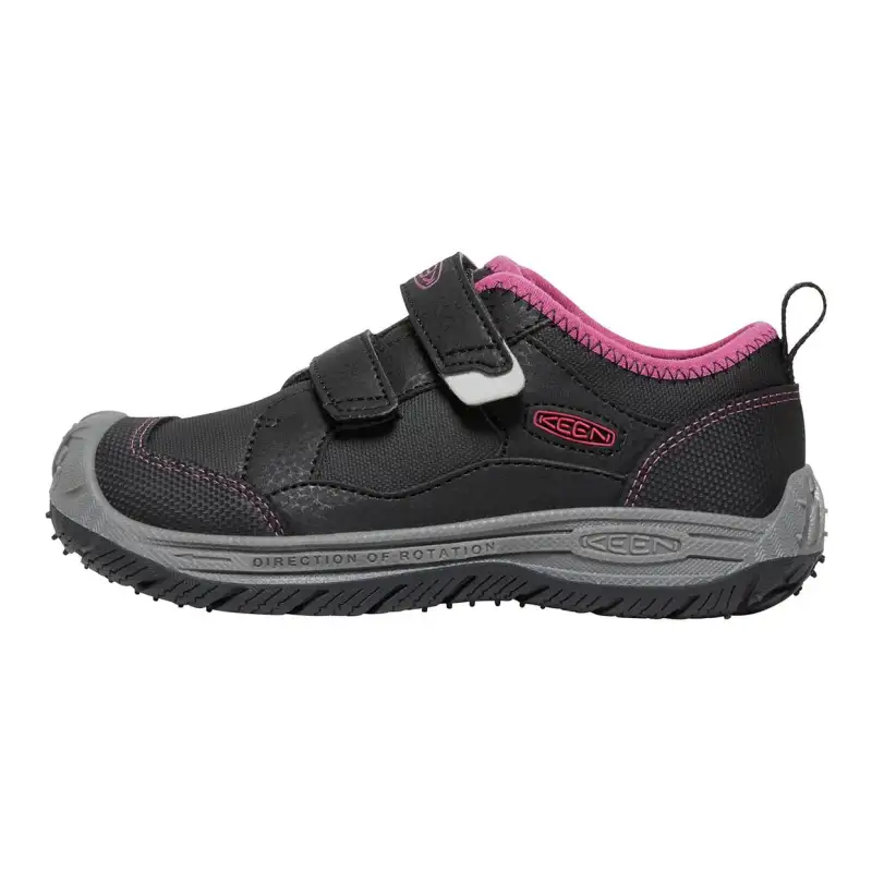KEEN SPEED HOUND anti-collision sports shoes, non-slip and wear-resistant, low-top, children's outdoor shoes, black, purple, middle children