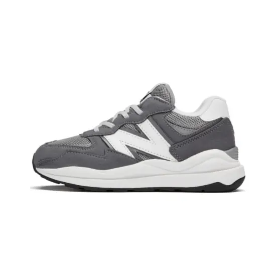 New Balance NB 5740 Series Anti-Slip Wear-Resistant Low-Top Running Shoes Gray Children Aged 3-7 Years Old