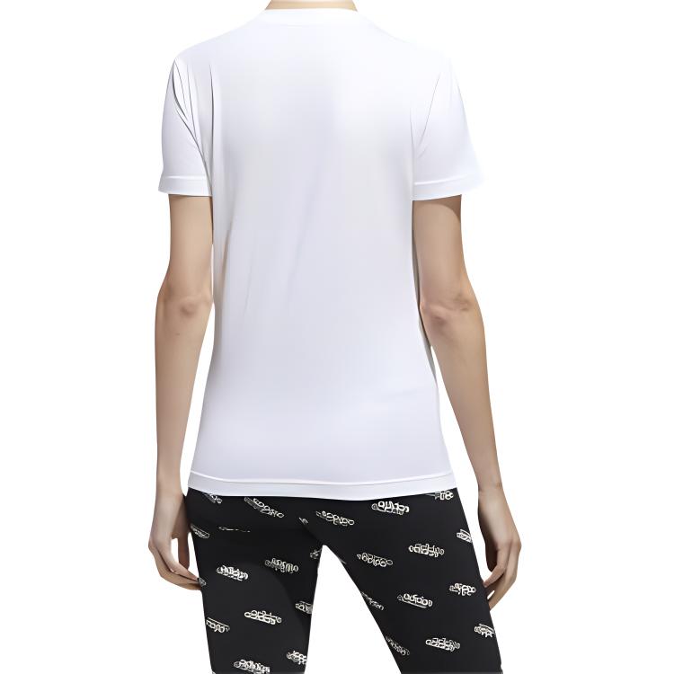 Женская футболка adidas W Colgt Foil T (белая) — фото 4