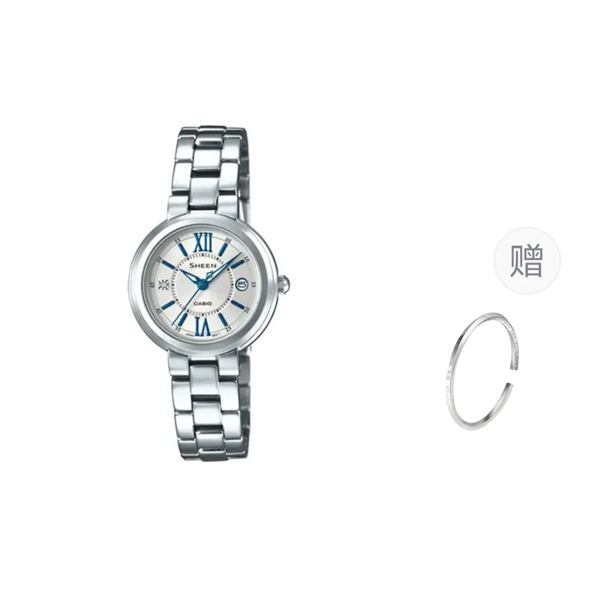 CASIO Women's SHEEN Silver Watch