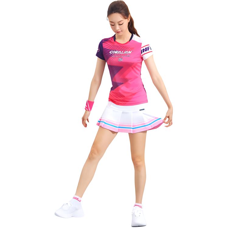 CORALIAN Badminton Jersey Women’s Pink Purple