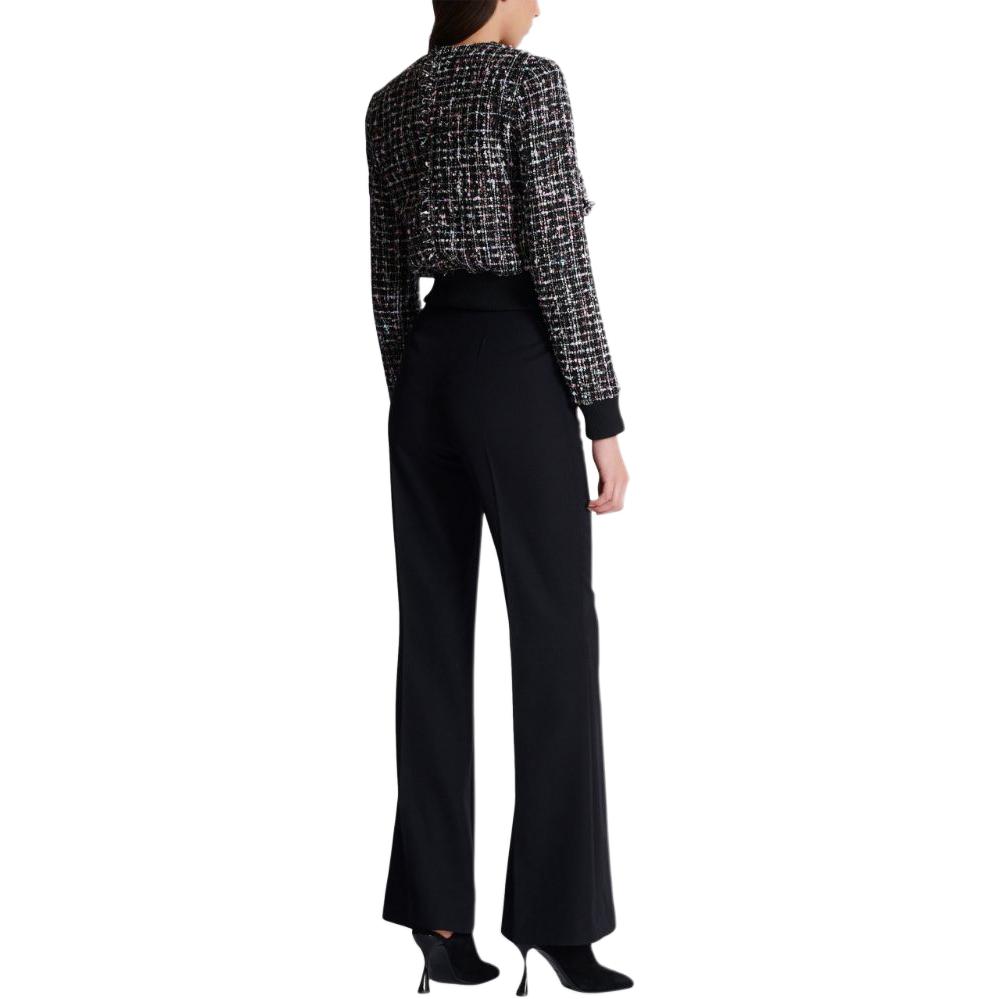Женская куртка BALMAIN Tweed Jacket (черная) — фото 7