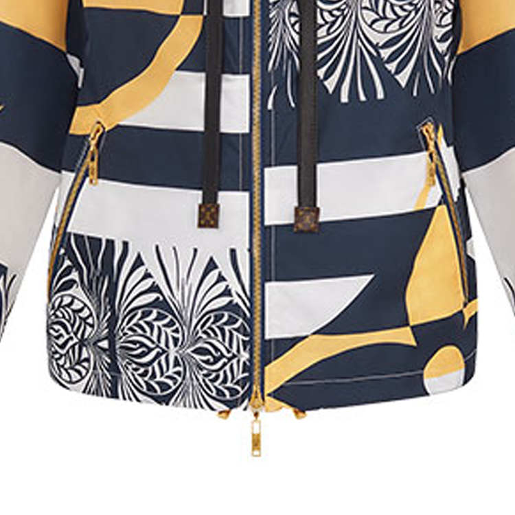 Женская куртка Louis Vuitton (синяя) — фото 4
