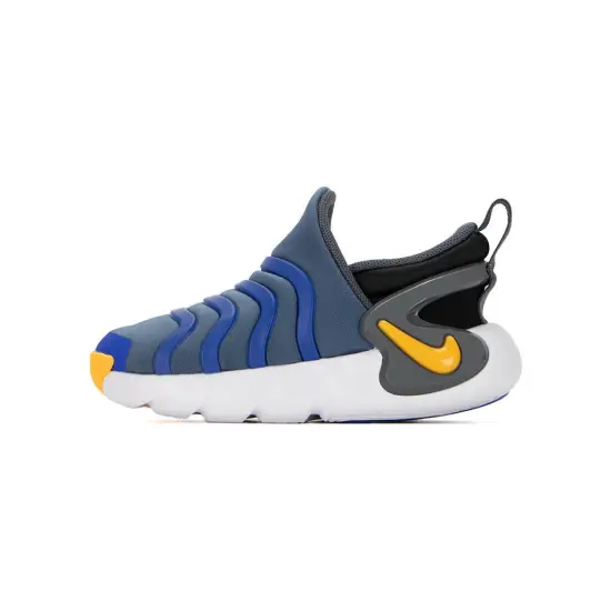 Nike Dynamo GO BT Slip Resistant Cushioning Abrasion Resistant Low Top Toddler Shoes Blue Gray Infant And Toddler