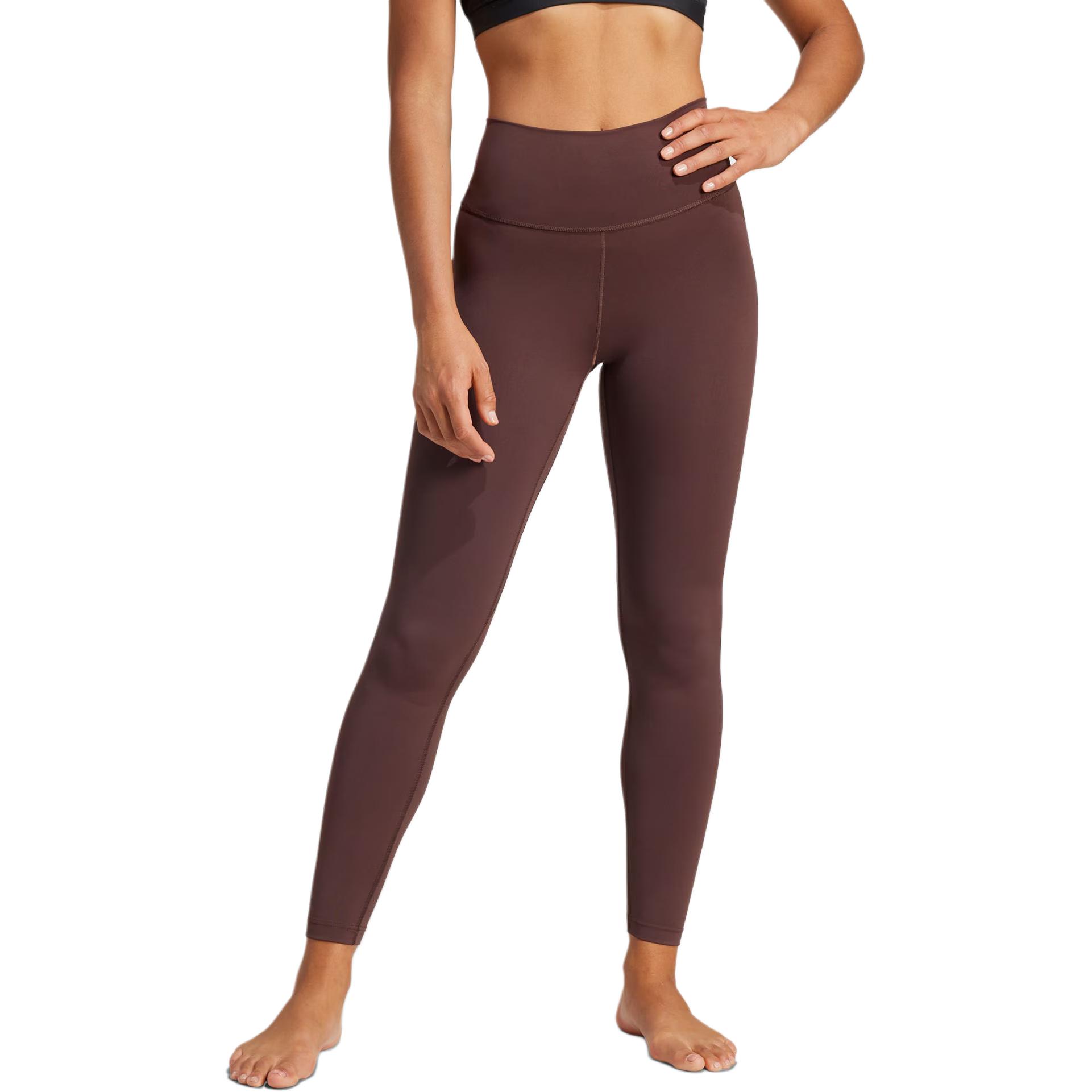 Adidas Women’s High Waisted Print Leggings Shadow Brown
