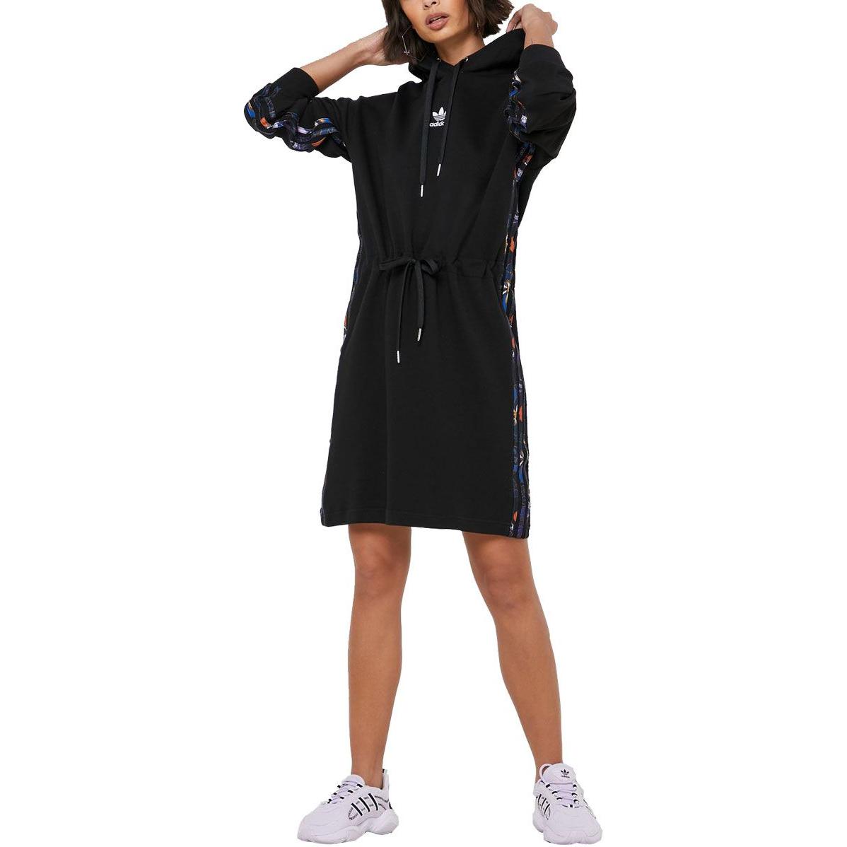 Женское платье adidas originals Dress Hd CNY (черное) — фото 4
