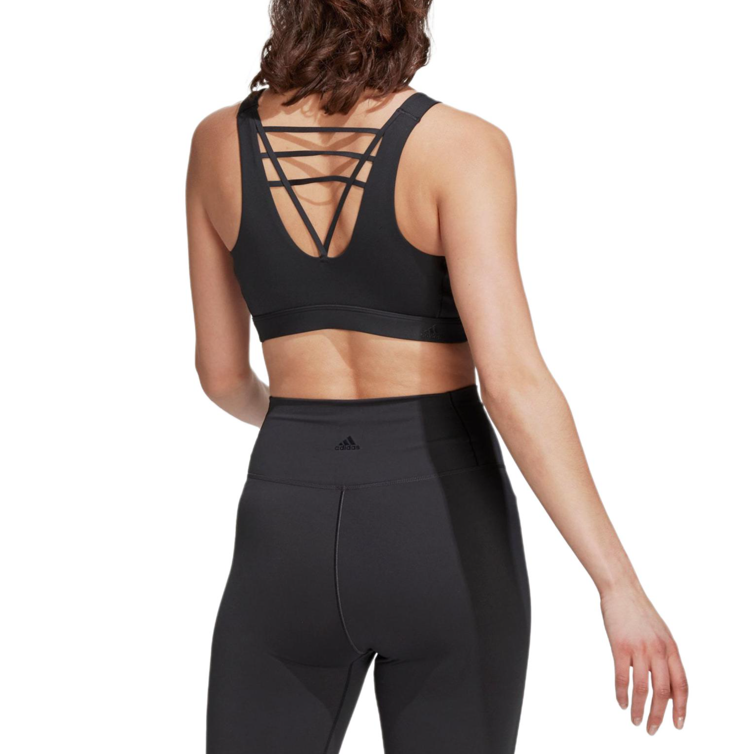 Adidas COREFLOW LUXE BRA Sports Underwear Women’s Carbon Black