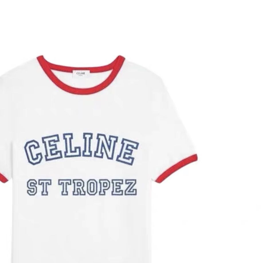 Женская футболка CELINE SS22T (белая) — фото 4