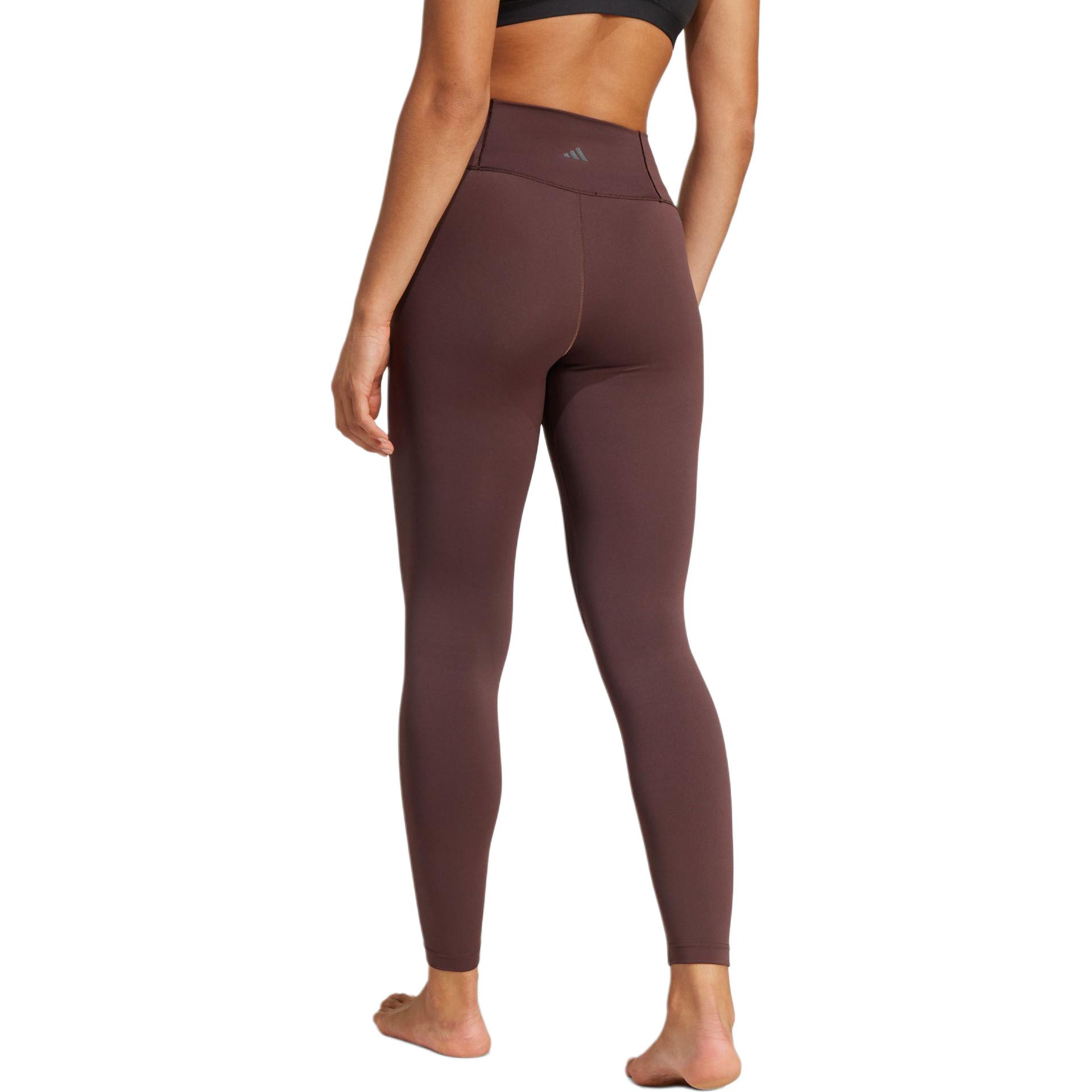 Adidas Women’s High Waisted Print Leggings Shadow Brown