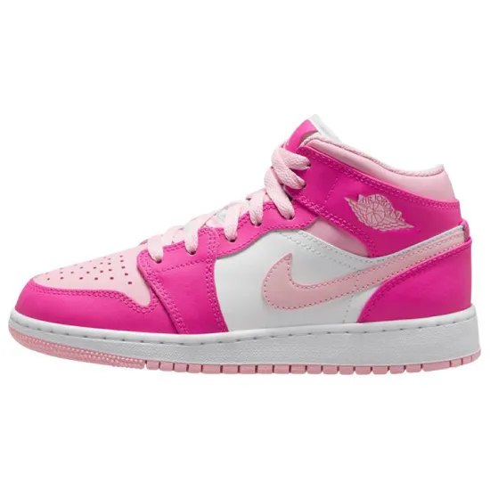 Jordan 1 Mid Fierce Pink GS