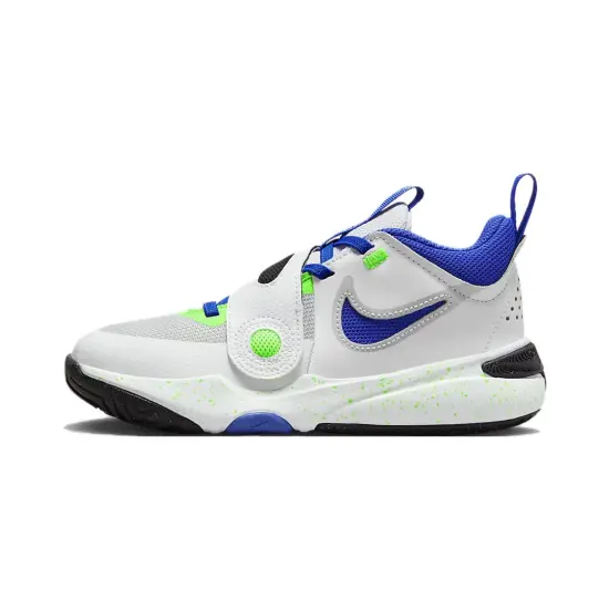 Nike Team Hustle D11 PS 'Green Strike Racer Blue'