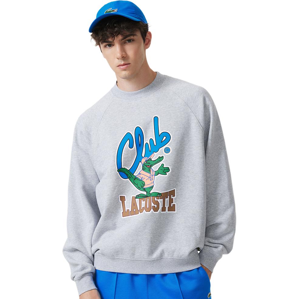 Женская толстовка LACOSTE (серый) — фото 3