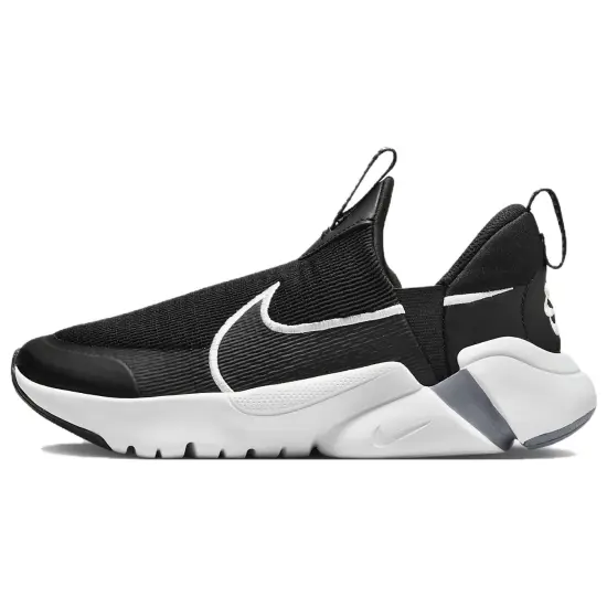 Nike Flex Plus 2 Durable Breathable Low Top Kids' Running Shoes Black Teenagers