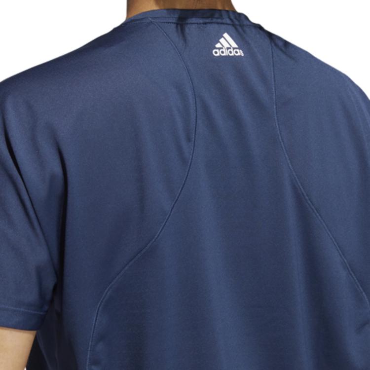 Женская футболка adidas SS21 T (темно-синяя) — фото 5