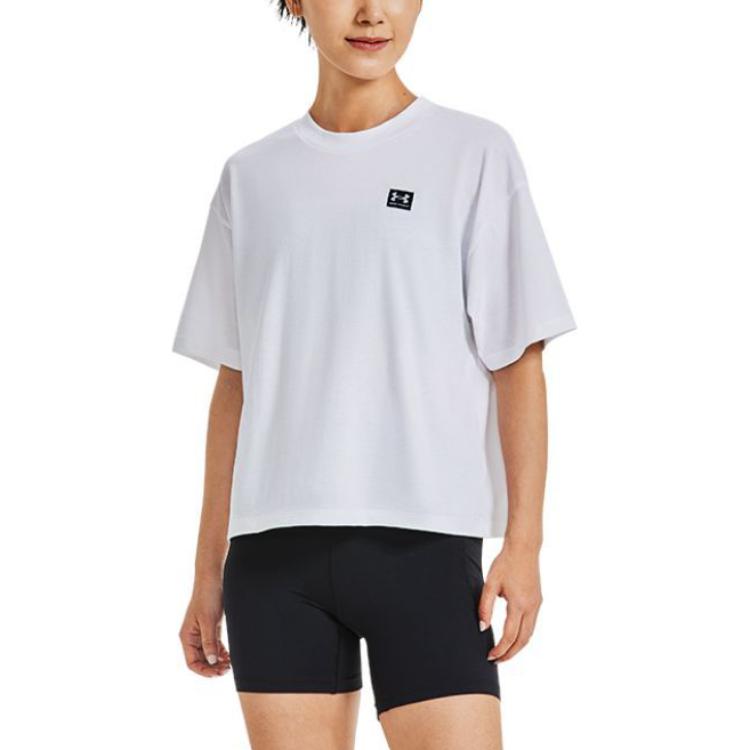 Женская футболка Under Armour 1379948-100 (белая) — фото 8
