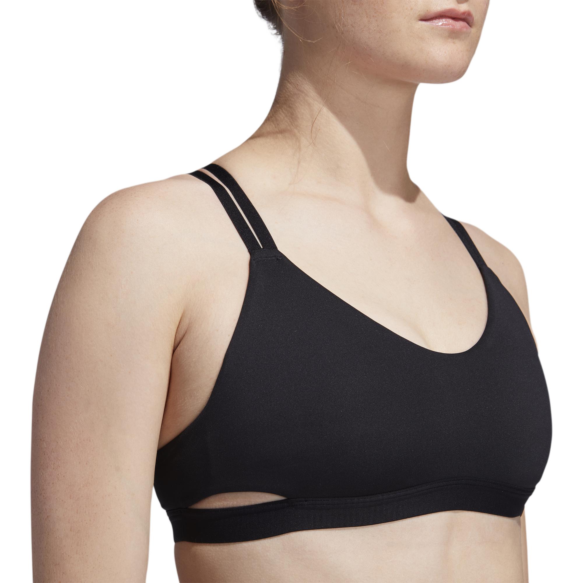 Спортивный топ adidas Am Strappy Bra (черный) — фото 7
