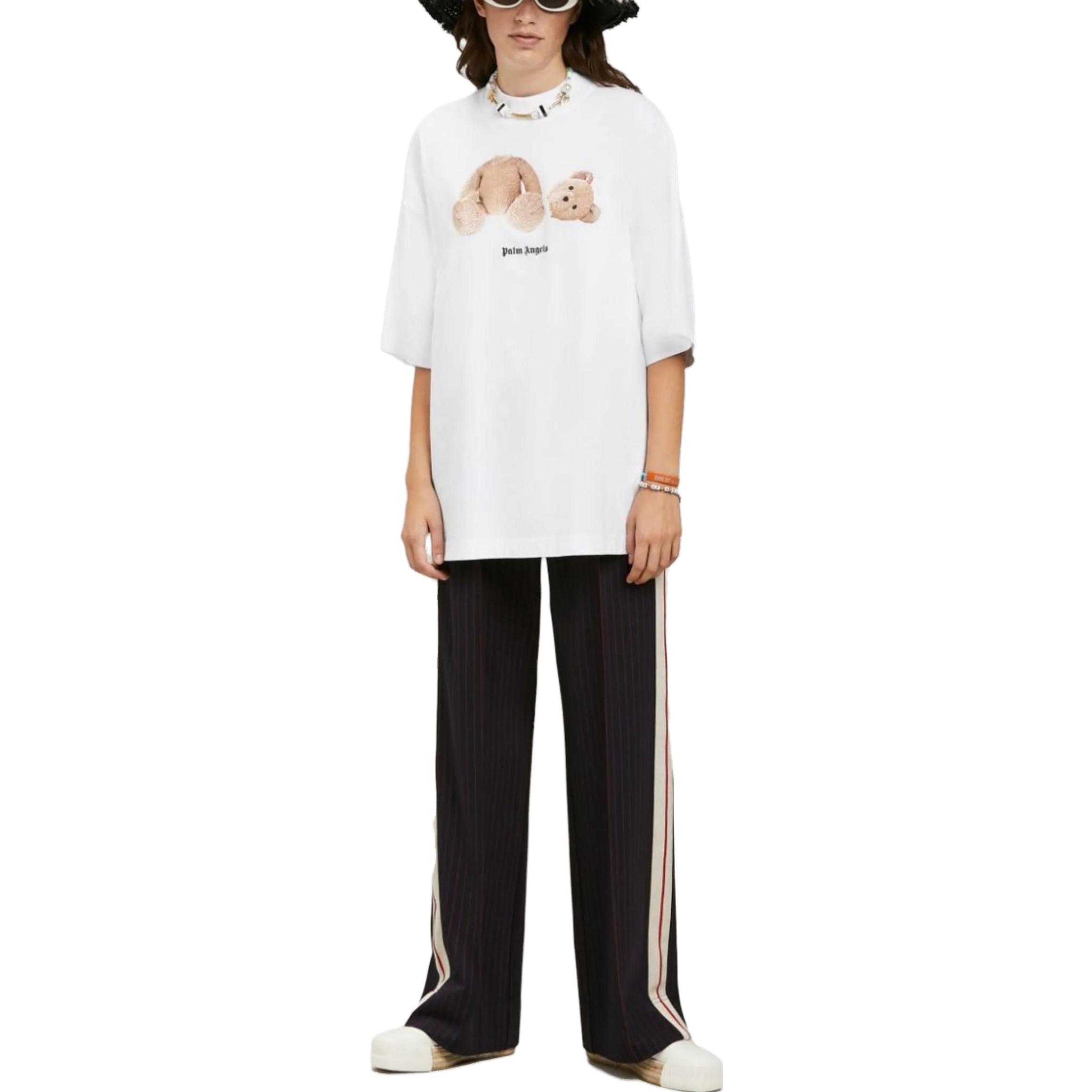 Футболка PALM ANGELS SS23 LogoT (белый) — фото 2