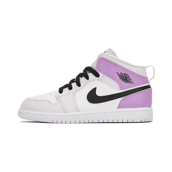 Jordan Kids Jordan 1 Mid "Barely Grape" Sneakers