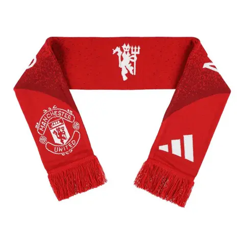Adidas Brand Logo Knit Scarves Unisex Red