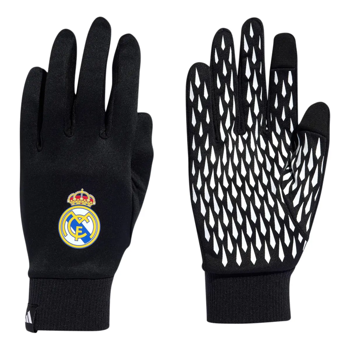 Adidas Recycled Polyester Sports Gloves Unisex Black