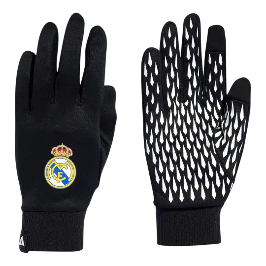 Adidas Recycled Polyester Sports Gloves Unisex Black