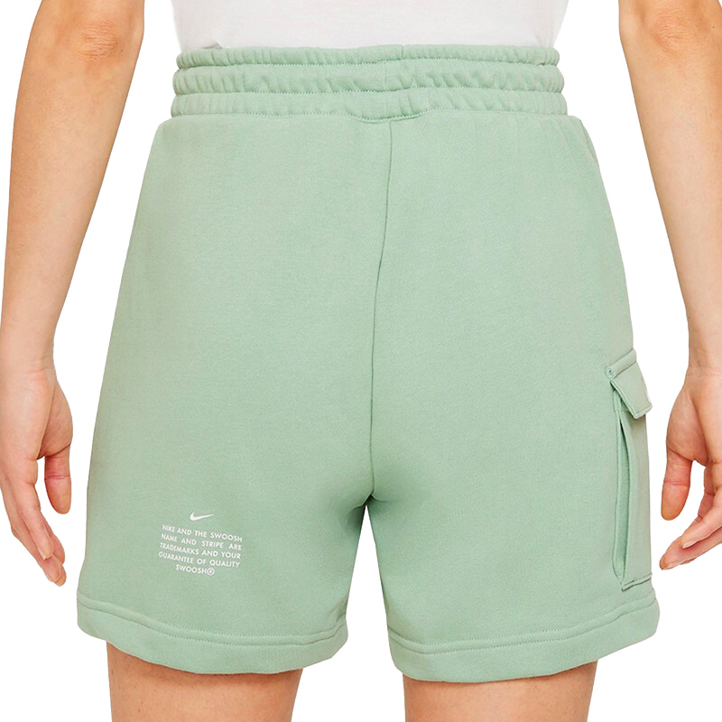 Женские шорты Nike Swsh Short (светло-зеленые) — фото 5