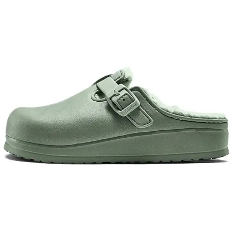 Skechers Foamies Comfortable Closed Toe Slippers Women's Mint Green