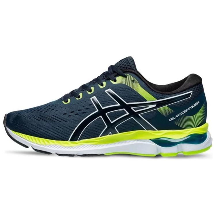 Asics Gel Hyper Comfortable Abrasion Resistant Breathable Low top Running Shoes Men's Navy Blue Black