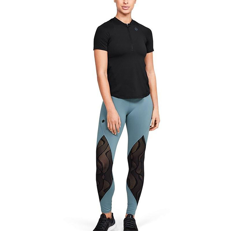 Женская футболка Under Armour UA RUSH Vent (черный) — фото 5