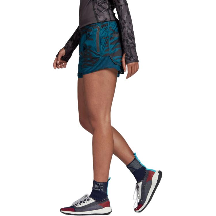 Adidas Sports Shorts Women’s Peacock Green Moderate Woven Shorts