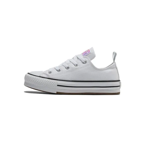 Converse Chuck Taylor All Star Eva Lift Anti Slip Wear Resistant Low Top Kids Canvas Shoes White Teenagers
