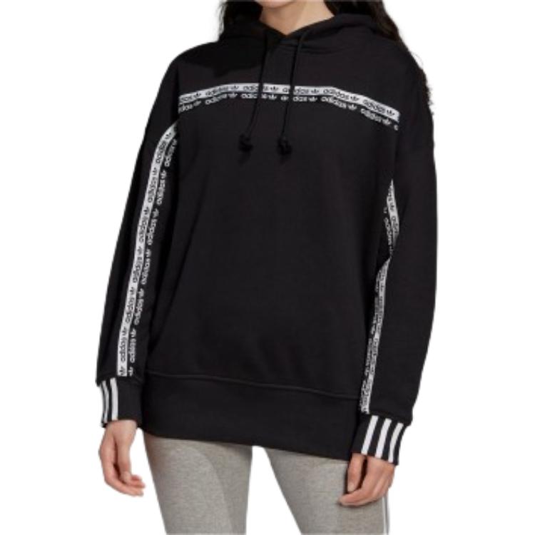 Женские худи adidas originals Hoodie (черный) — фото 3