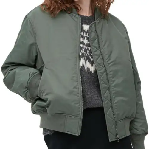 UNIQLO Baseball Jacket Women's Dark Olive