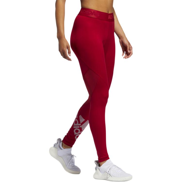 Женские штаны adidas Training Tights (бордовые) — фото 5
