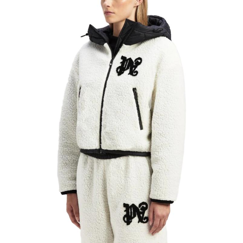 Женская куртка PALM ANGELS Monogram Cozy Ski Jacket (белый) — фото 5