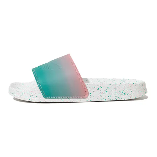 Adidas Originals ADILETTE Series Anti Slip Wear Resistant Kids' Slippers White Blue Pink Teenagers