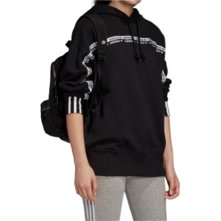 Женские худи adidas originals Hoodie (черный) — фото 4