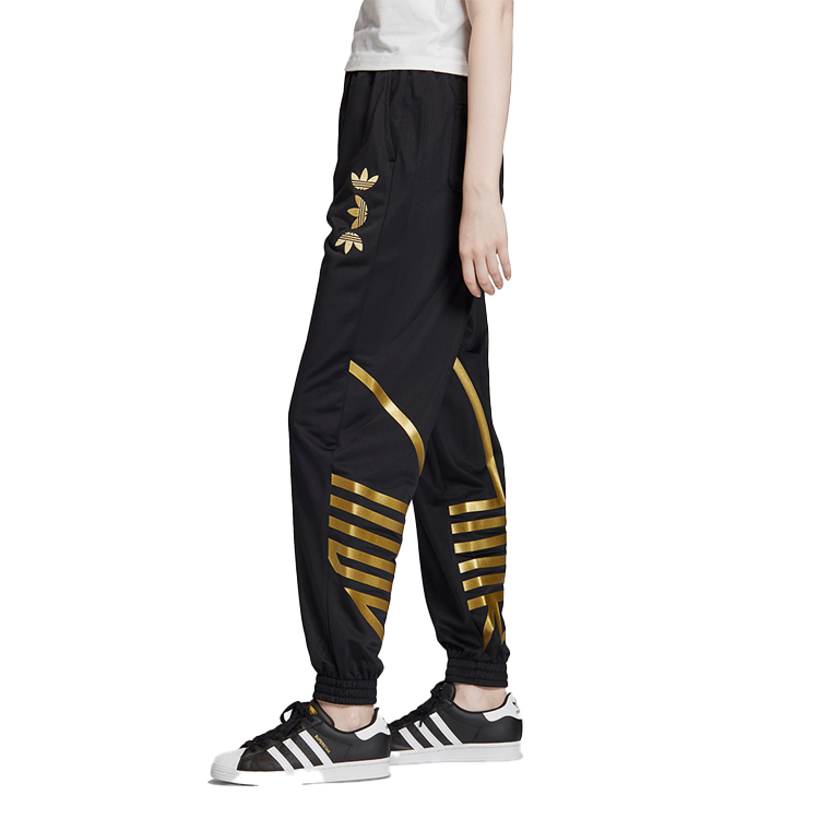 Женские штаны adidas originals Logo (черные) — фото 3
