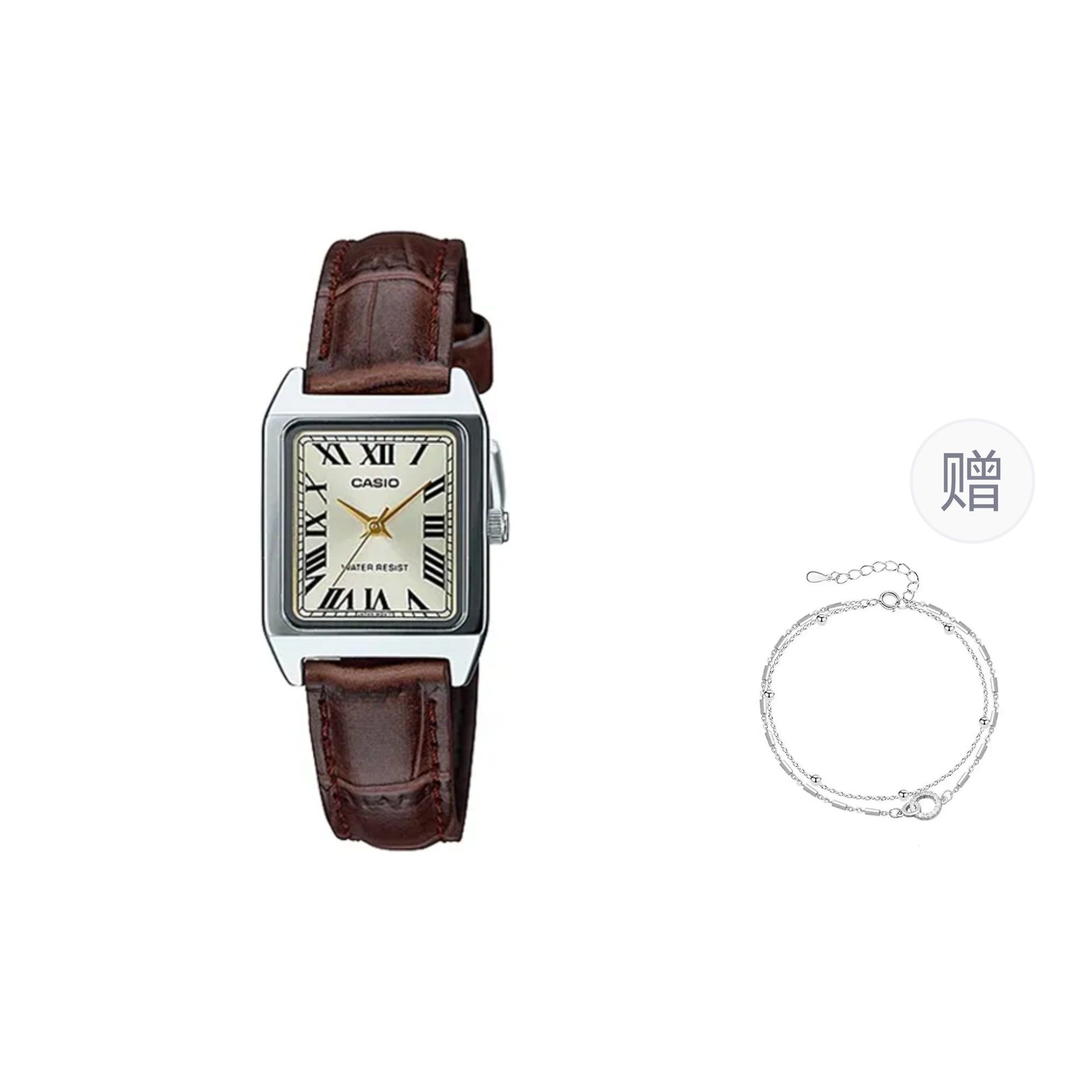 Женские часы Casio STANDARD (золотые)