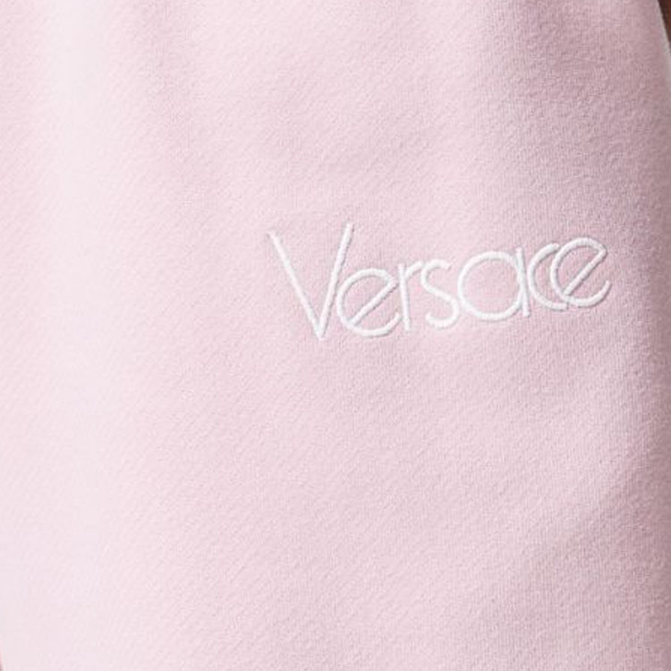 Женские брюки Versace (светло-розовые) — фото 4