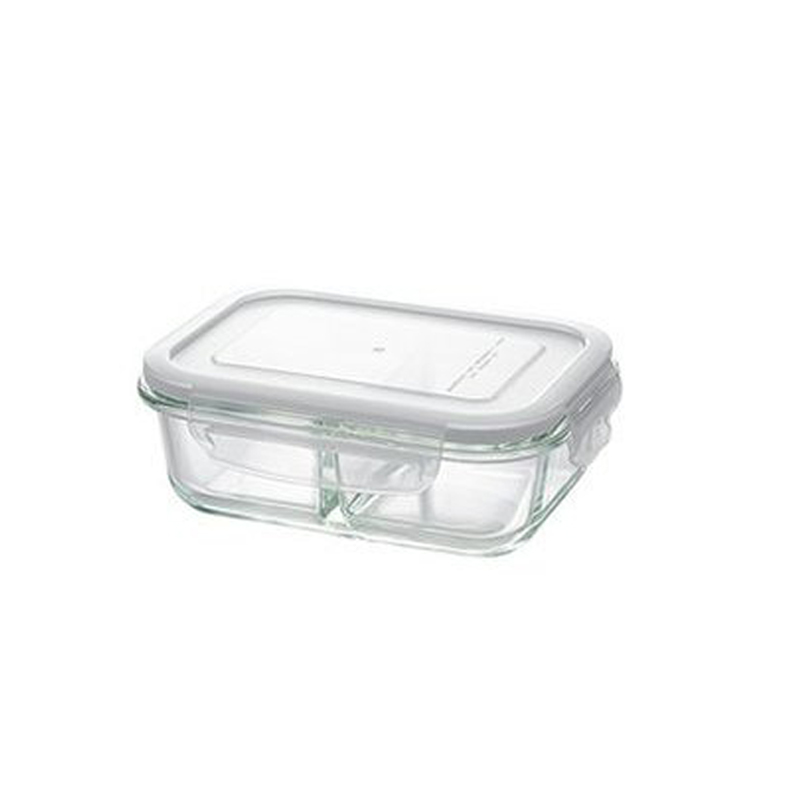 NITORI Japanese original design for the beginning of school season home dormitory kitchen household portable lunch box heat-resistant glass partition crisper N student good things microwave oven heated lunch box Muji style ins style