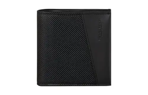 Bottega Veneta Cow Leather Wallet Men's Black