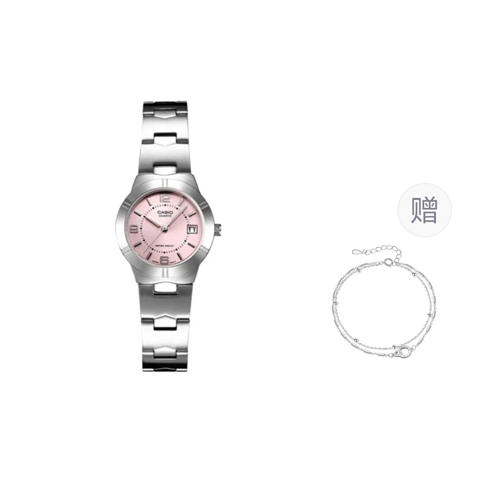 Женские часы Casio Смузи (розовые)