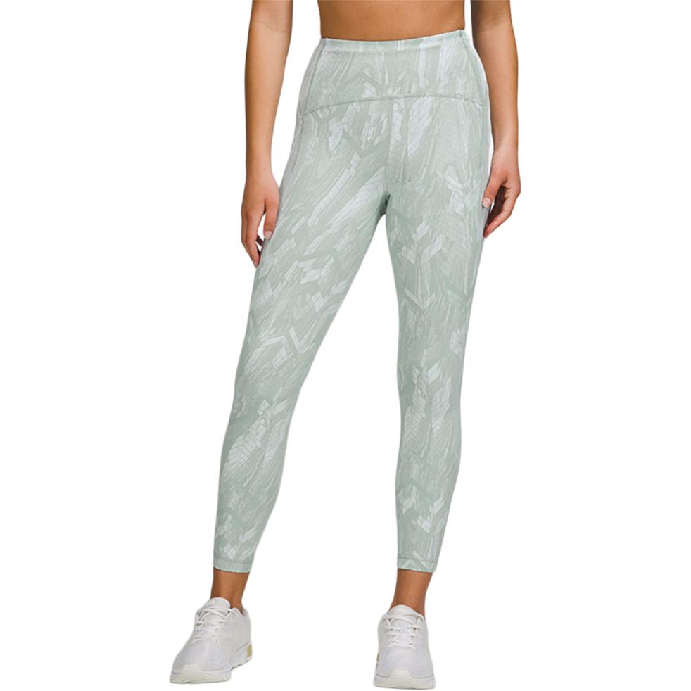 Lululemon Swift Speed Sports Pants 25′ Women’s Jacquard Silver Blue White